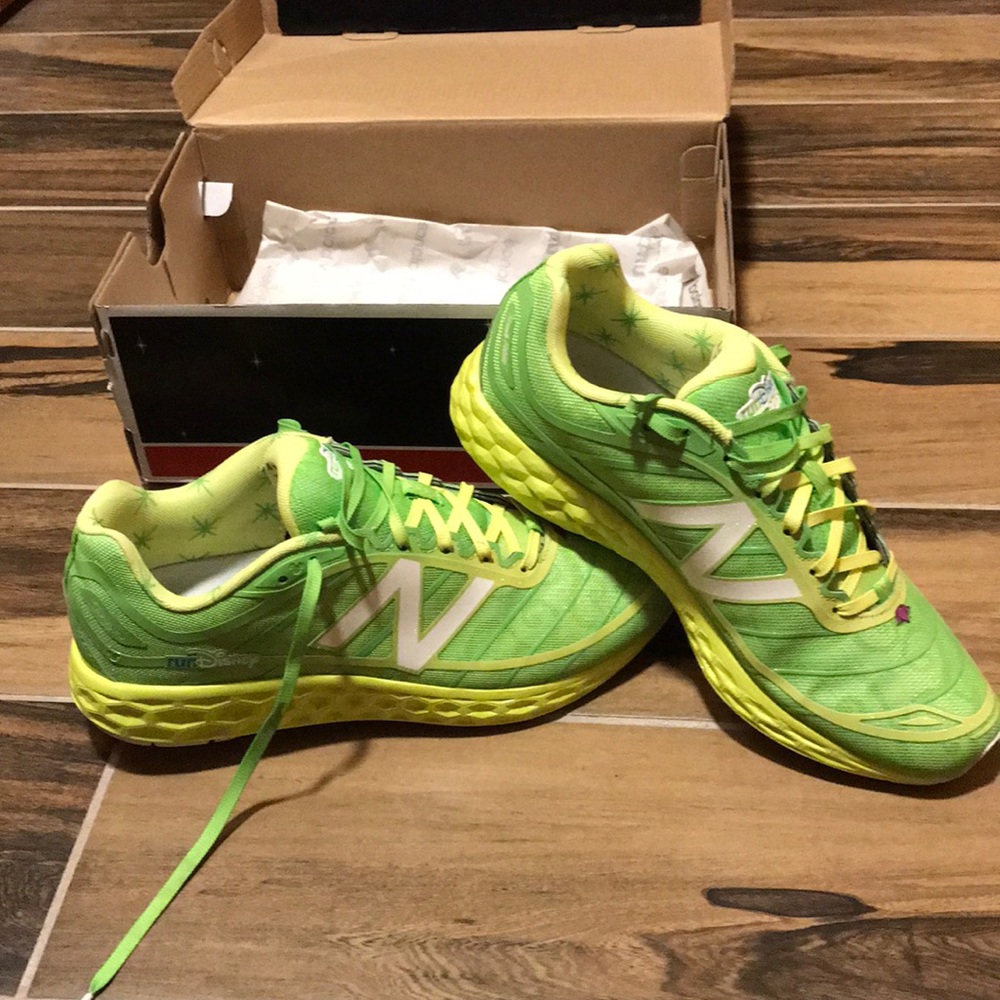 Glow in the dark tinker bell shoes